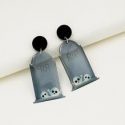 Ghost Graphic Drop Earrings