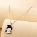 Ghost Pendant Chain Necklace