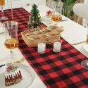 Gingham Pattern Table Runner