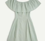 Gingham Ruffle Dress