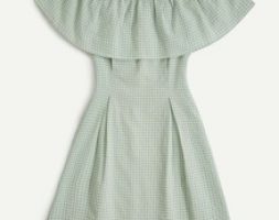 Gingham Ruffle Dress