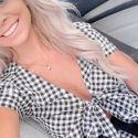 Gingham Tie Front Top