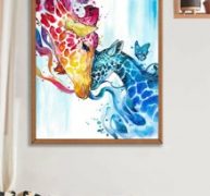 Giraffe Print DIY Diamond Painting