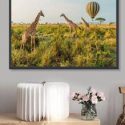 Giraffe Print DIY Diamond Unframed Painting