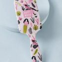 Girl & Plant Pattern Hair Comb