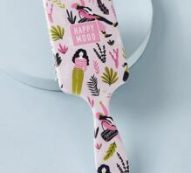 Girl & Plant Pattern Hair Comb
