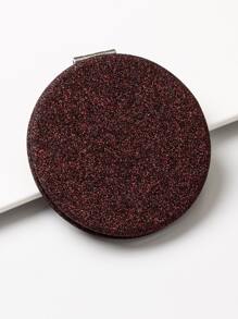 Glitter Round Double-sided Mini Makeup Mirror