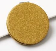 Glitter Round Double-sided Mini Makeup Mirror