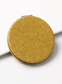 Glitter Round Double-sided Mini Makeup Mirror