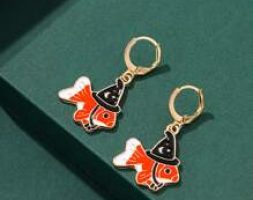 Goldfish Drop Earrings