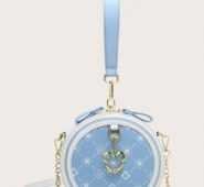 Graphic Circle Bag With Bag Charm