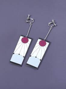 Graphic Drop Earrings