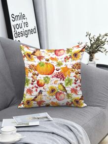 Graphic Pattern Cushion Cover Without Filler