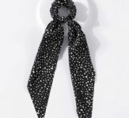 Graphic Scrunchie Scarf