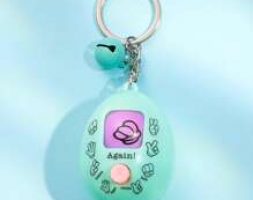 Guessing Egg Toy Charm Keychain