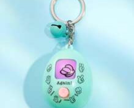 Guessing Egg Toy Charm Keychain