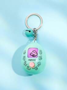 Guessing Egg Toy Charm Keychain