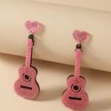 Guitar Drop Earrings