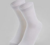 Guys 1pair Solid Crew Socks