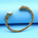 Guys 1pc Faux Pearl Decor Bracelet