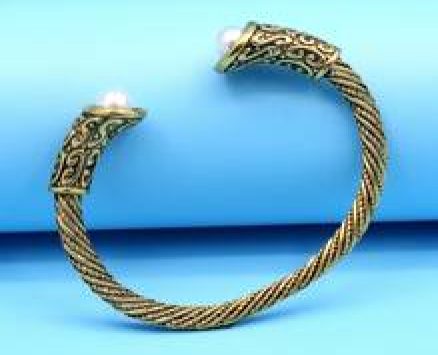 Guys 1pc Faux Pearl Decor Bracelet