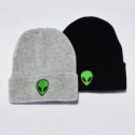 Guys 2pcs Cartoon Alien Knit Beanie