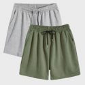 Guys 2pcs Drawstring Shorts