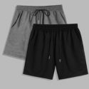 Guys 2pcs Drawstring Waist Shorts 7”