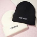 Guys 2pcs Letter Embroidery Beanie