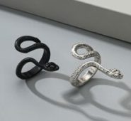 Guys 2pcs Snake Design Ring