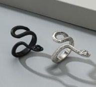 Guys 2pcs Snake Design Ring