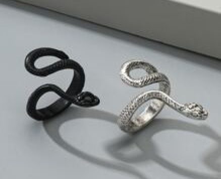 Guys 2pcs Snake Design Ring