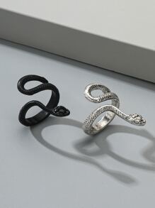 Guys 2pcs Snake Design Ring