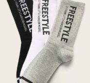 Guys 3pairs Slogan Graphic Crew Socks