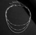 Guys 3pcs Minimalist Chain Necklace