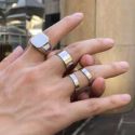 Guys 4pcs Geo Design Ring