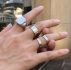 Guys 4pcs Geo Design Ring