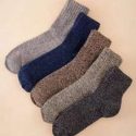 Guys 5pairs Solid Crew Socks