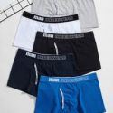 Guys 5pcs Letter Graphic Boxer Brief