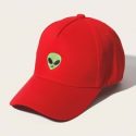 Guys Alien Embroidery Baseball Cap