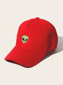 Guys Alien Embroidery Baseball Cap