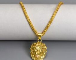 Guys Animal Charm Necklace