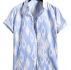 Guys Argyle Pattern Button Front Shirt