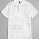 Guys Argyle Print Polo Shirt