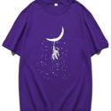 Guys Astronaut Galaxy Print Tee