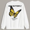 Guys Butterfly Print Sweatshirt