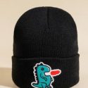 Guys Cartoon Embroidery Beanie