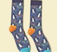 Guys Cartoon Graphic Socks