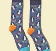 Guys Cartoon Graphic Socks