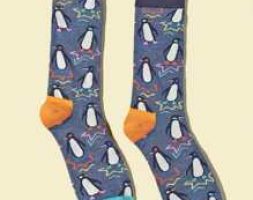 Guys Cartoon Graphic Socks